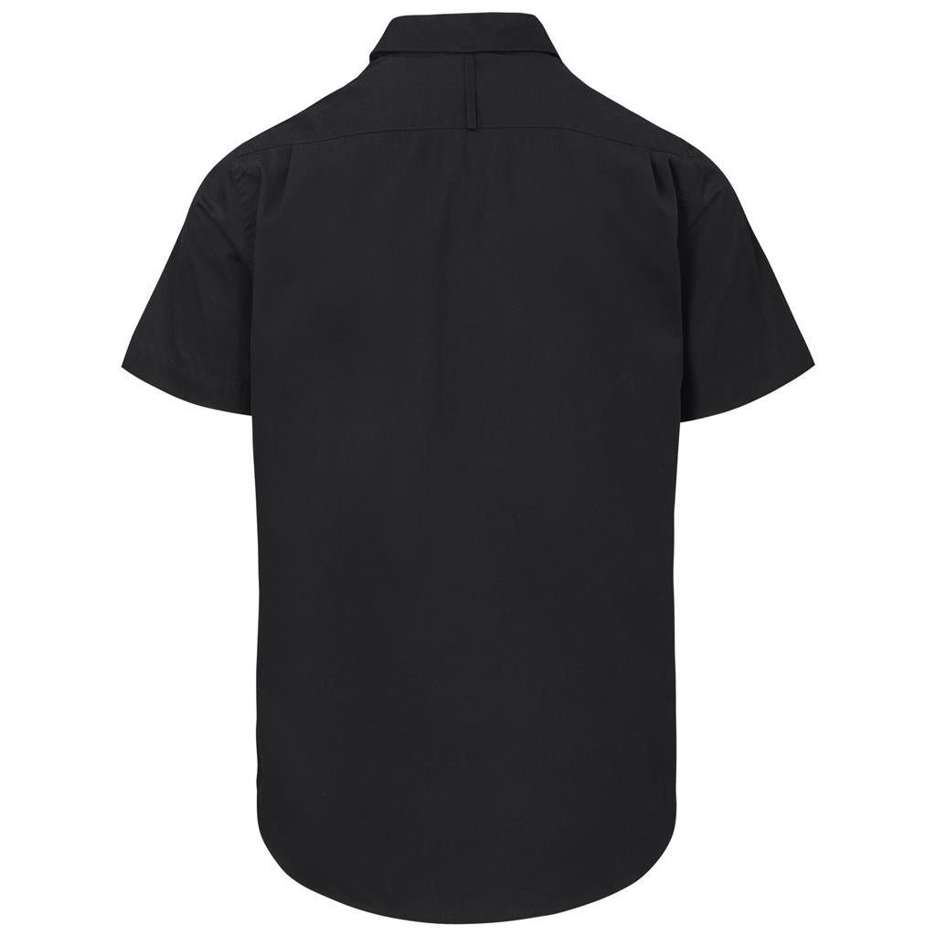 Mens Short Sleeve Cotton Twill Moderna Golf Shirt