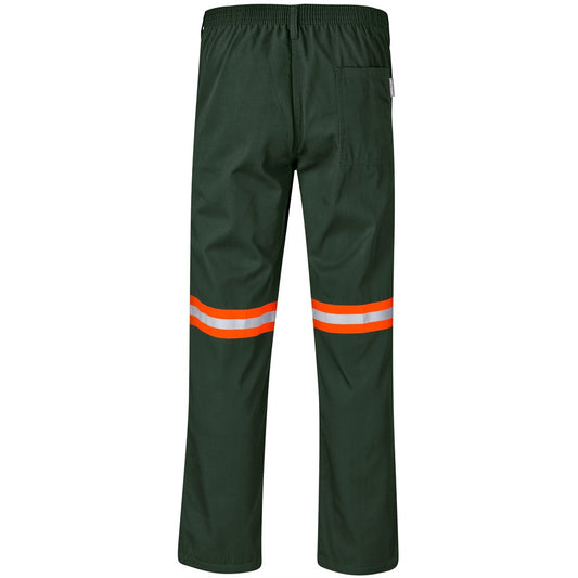 Site Premium Polycotton Pants - Reflective Legs - Orange Tape