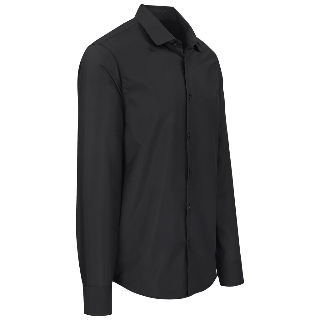 Mens Long Sleeve Alex Varga Hallstatt Golf Shirt