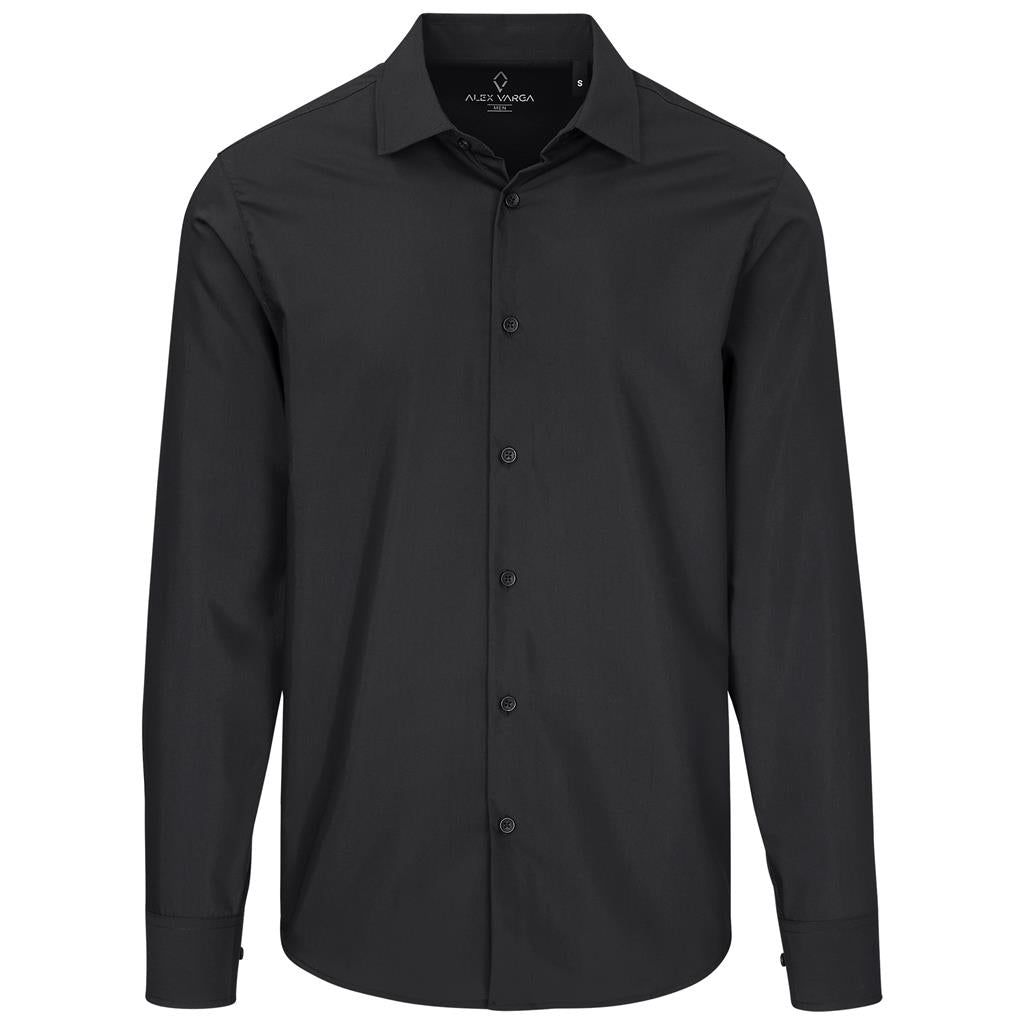 Mens Long Sleeve Alex Varga Hallstatt Golf Shirt