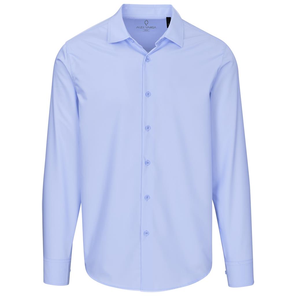 Mens Long Sleeve Alex Varga Hallstatt Golf Shirt