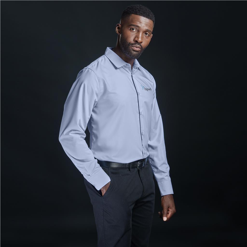 Mens Long Sleeve Alex Varga Hallstatt Golf Shirt