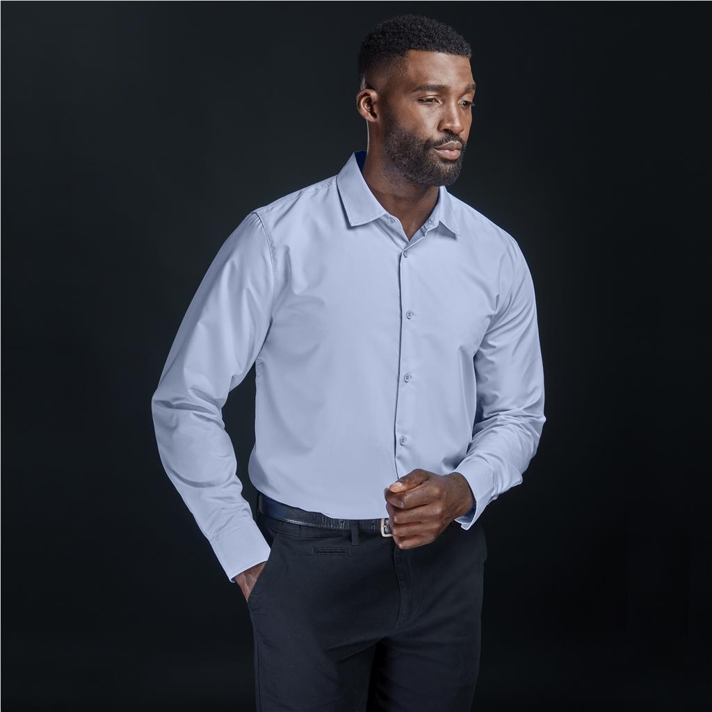 Mens Long Sleeve Alex Varga Hallstatt Golf Shirt
