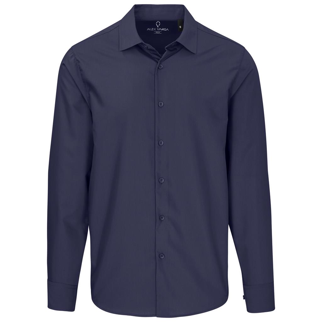 Mens Long Sleeve Alex Varga Hallstatt Golf Shirt