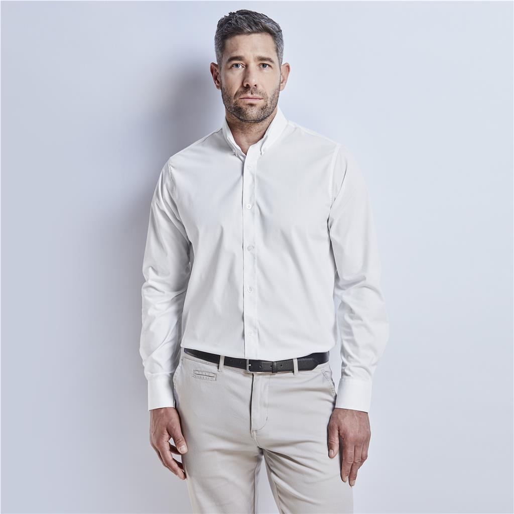Mens Long Sleeve Sheffield Stretch Golf Shirt