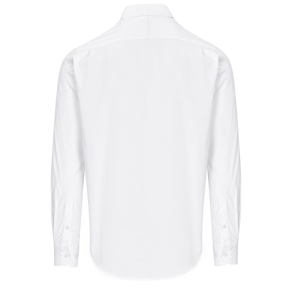 Mens Long Sleeve Cotton Twill Moderna  Golf Shirt
