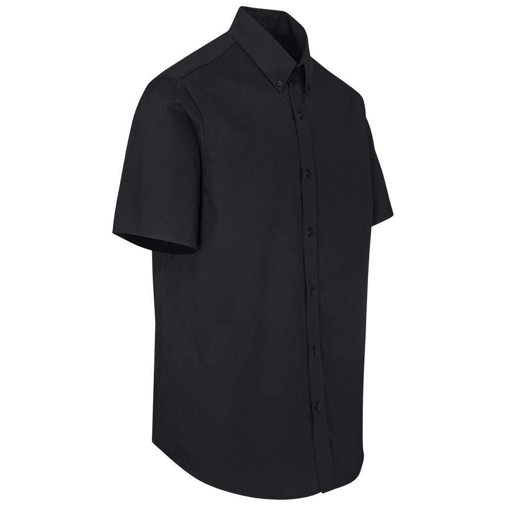 Mens Short Sleeve Cotton Twill Moderna Golf Shirt