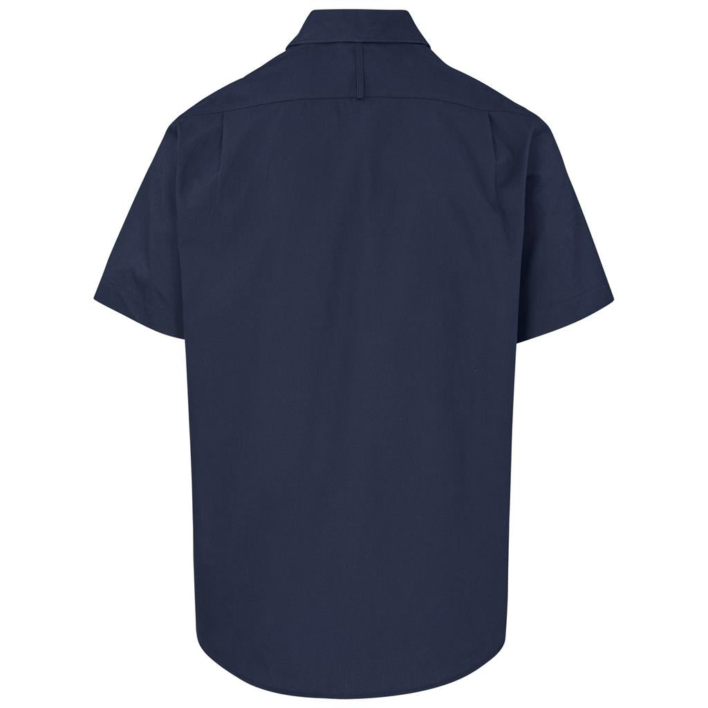 Mens Short Sleeve Cotton Twill Moderna Golf Shirt