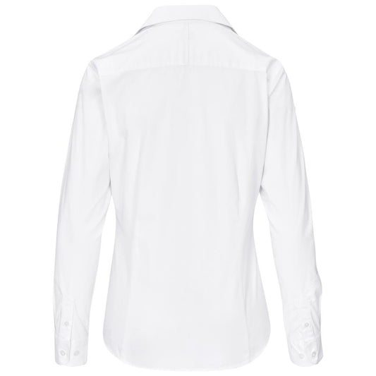 Ladies Long Sleeve Cotton Twill Moderna Golf Shirt