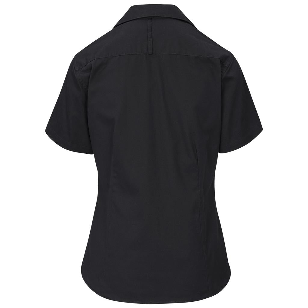 Ladies Short Sleeve Cotton Twill Moderna Golf Shirt