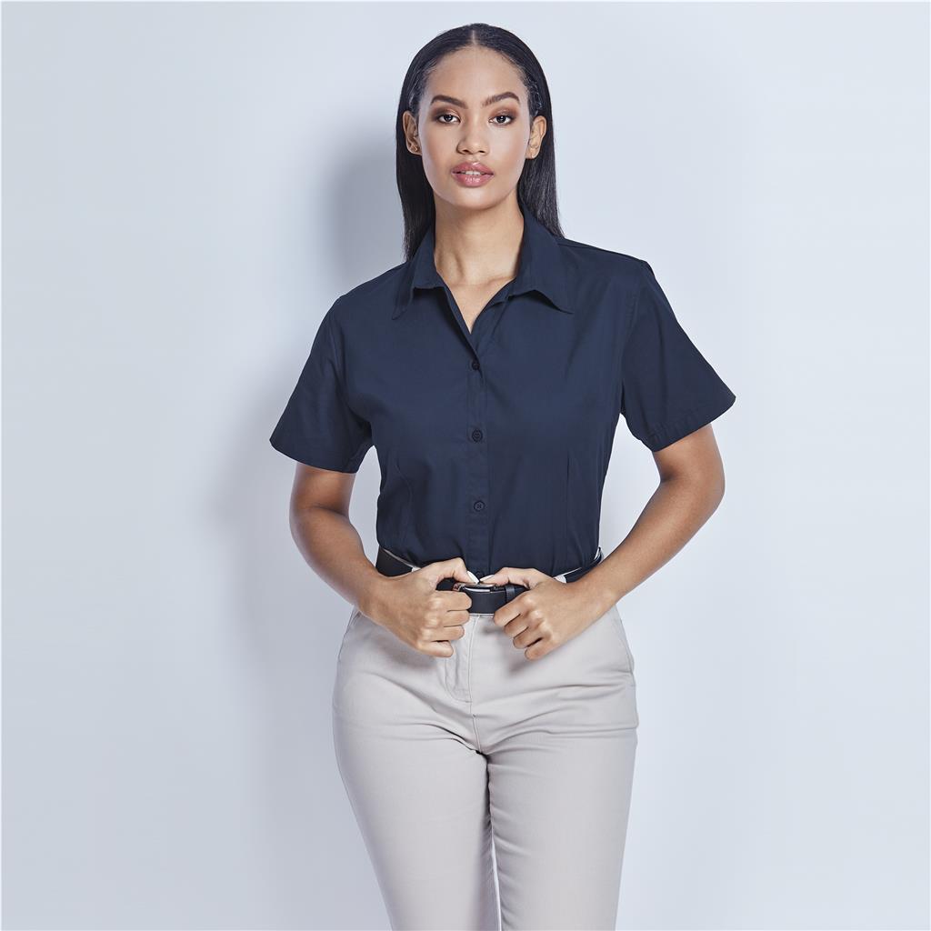 Ladies Short Sleeve Cotton Twill Moderna Golf Shirt