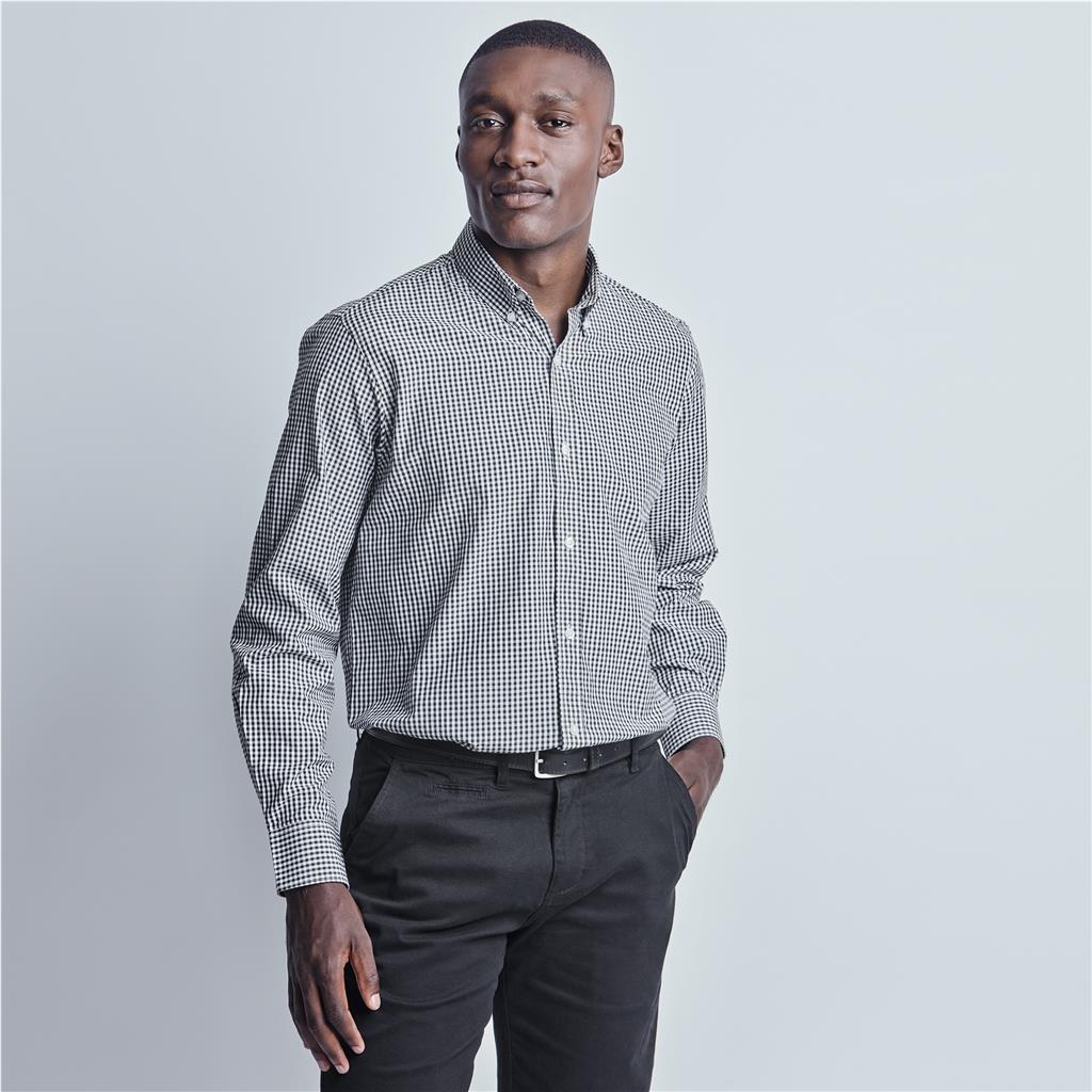 Mens Long Sleeve Ashford Golf Shirt