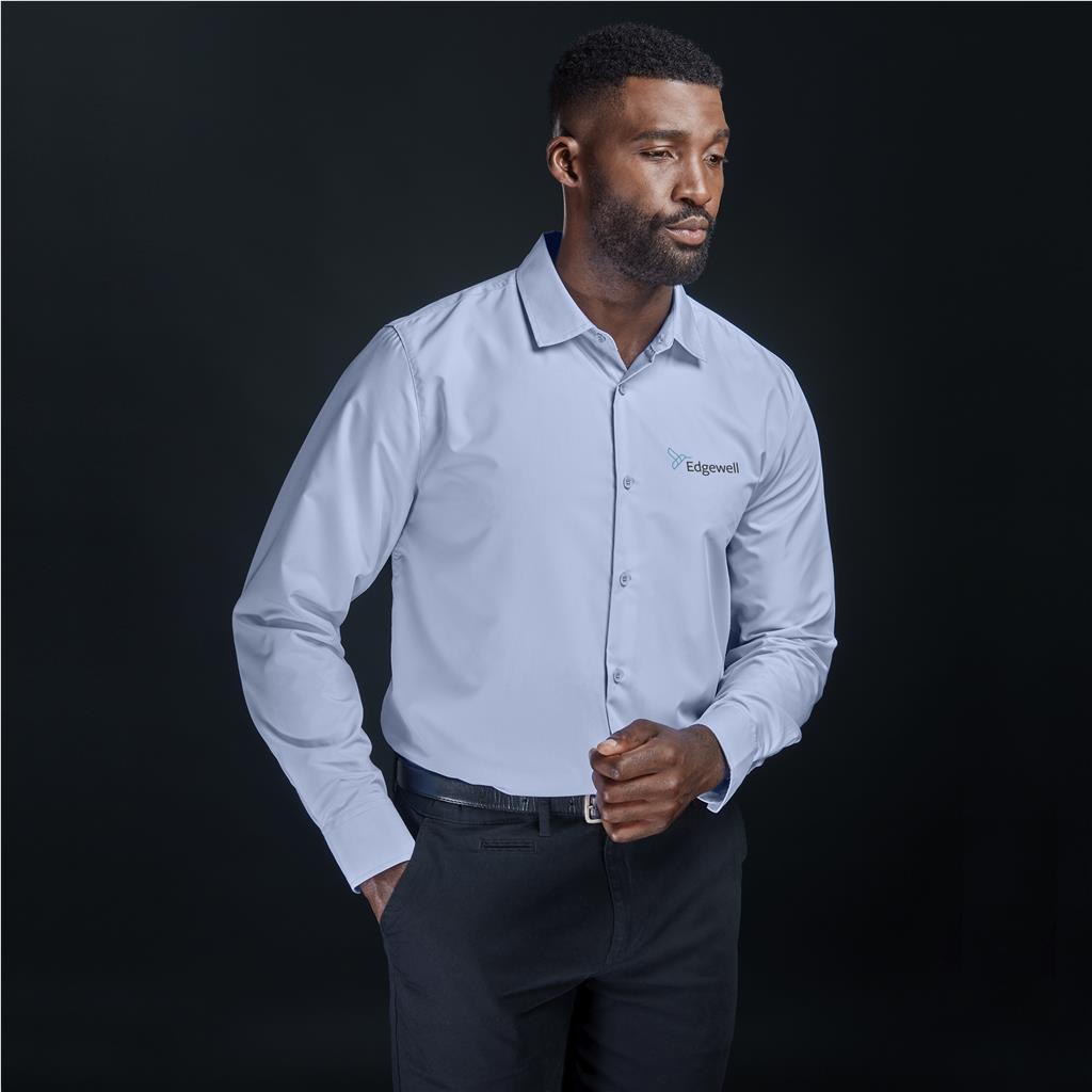 Mens Long Sleeve Alex Varga Hallstatt Golf Shirt