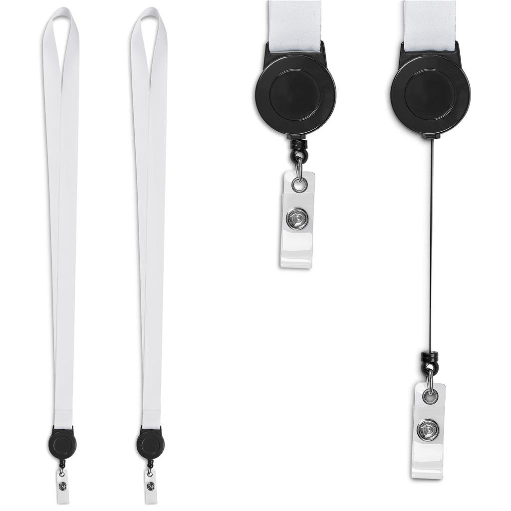 Altitude Badge Reel Single-Sided Satin Lanyard