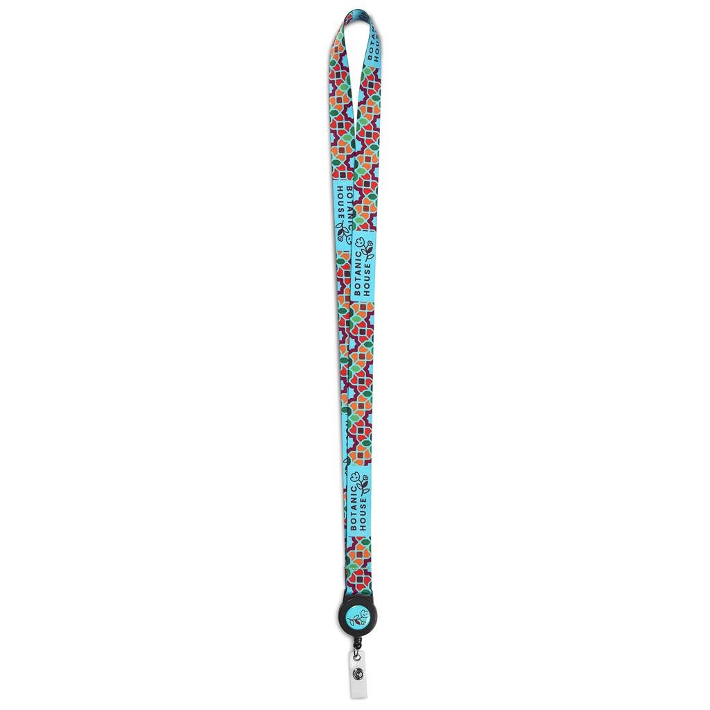 Altitude Badge Reel Double-Sided Satin Lanyard