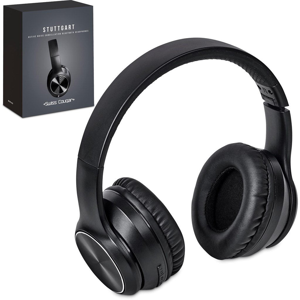 Swiss Cougar Stuttgart Active Noise-Cancelling Bluetooth Headphones