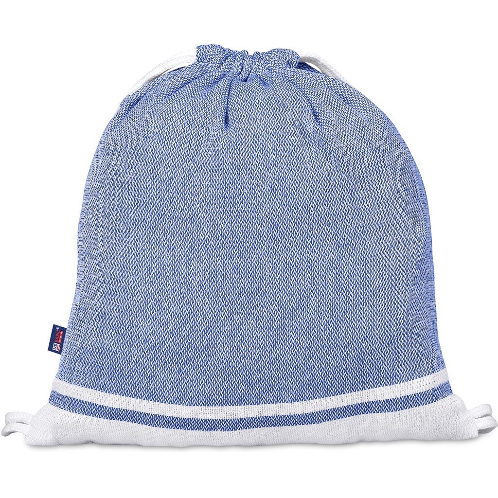 US Basic Santa Cruz Cotton-Rich Beach Towel & Drawstring Bag