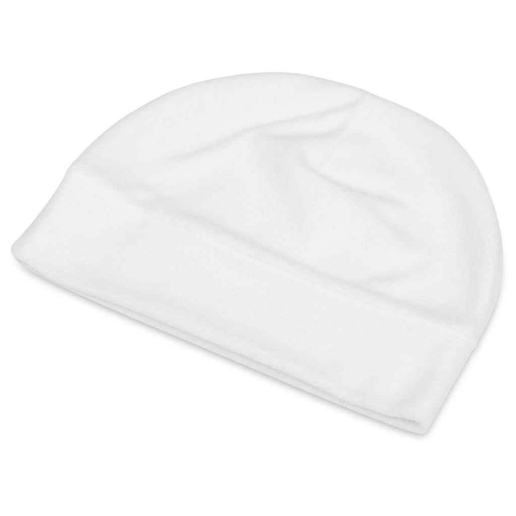Pre-Printed Sample Hoppla Snowflake Polar Fleece Beanie